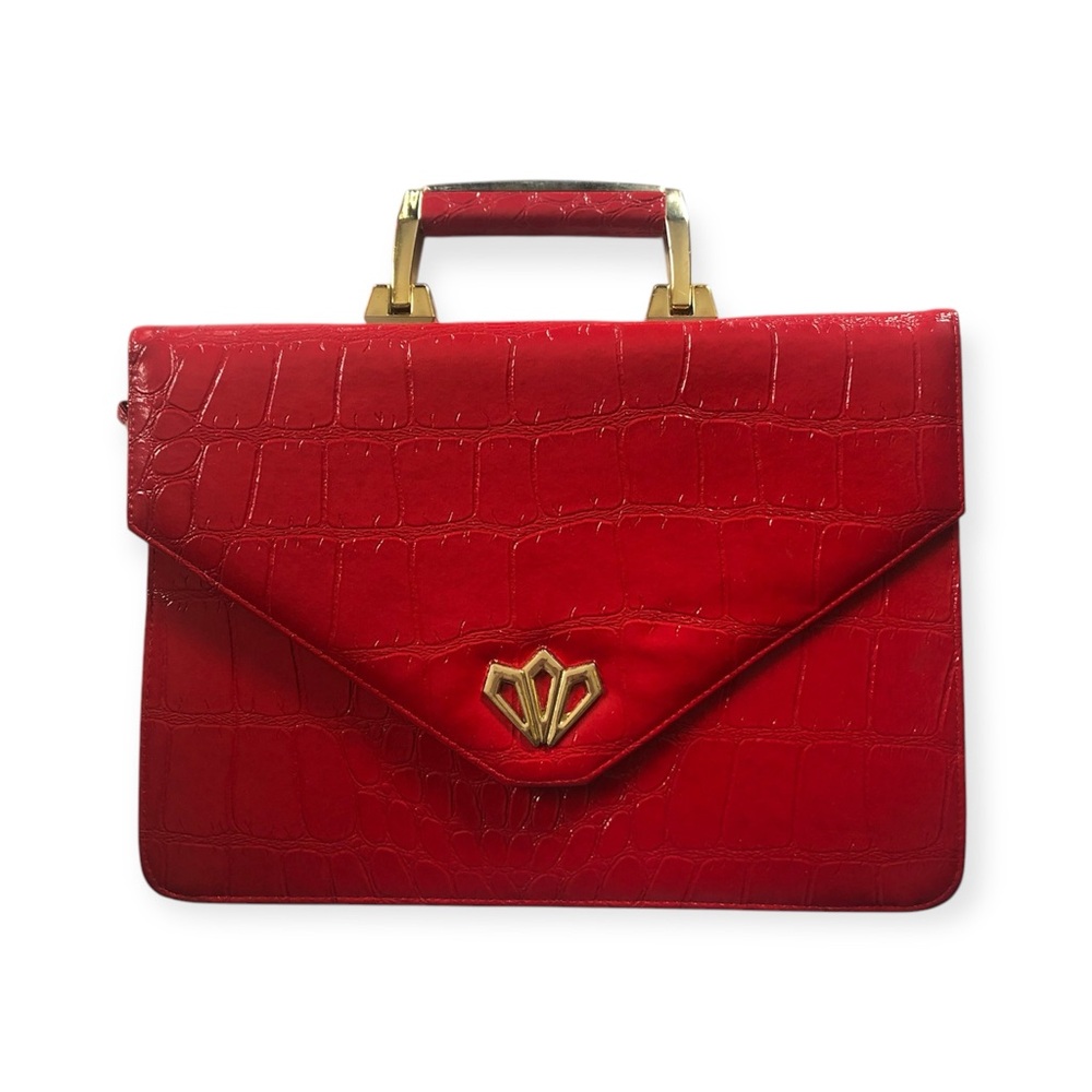 Vintage CALEGO Red Mini Folio Purse